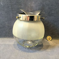 Clear and Frosted Glass Lamp Shade S474