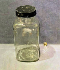 Clear Glass Shop Sweet Jar SJ22