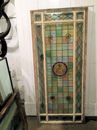 Coloured Glass Leaded Window