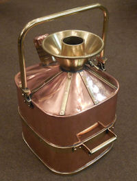 Copper 5 Gallon Petrol Measure