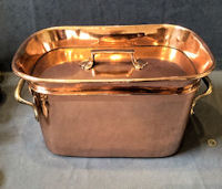 Copper Braising Pan with Lid CP110