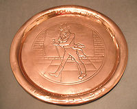 Copper Johnnie Walker Tray, 4 available T107