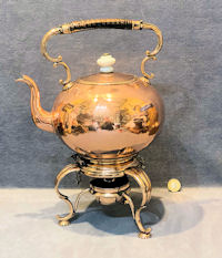 Copper Spirit Kettle on Stand K210