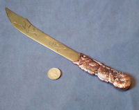 Copper and Brass Letter Opener
