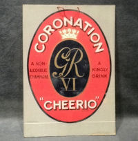 Coronation Cheerio Card Advert A42