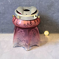 Cranberry Tinted Lamp Shade S607