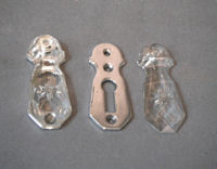 Cut Glass Keyhole with Cover, 2 available KC265