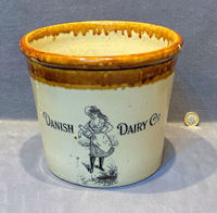 Danish Dairy Co Stoneware Butter Tub DP290