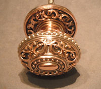 Decorated Copper Door Pull Knob DP382