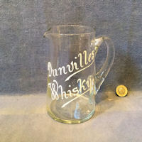 Dunvilles Whisky Advertising Glass Jug A156