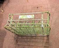E D C Galvanised Milk Crate, several available DP246