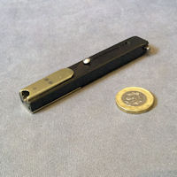 Ebony and Brass Quill Cutter