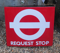 Enamel Bus Stop Sign