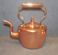 Engraved Copper Kettle