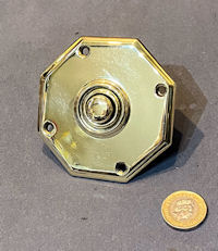Exterior Brass Electric Bell Push EP567