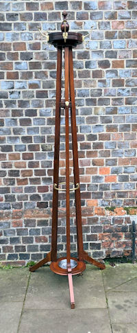 Floor Standing Mahogany Hat and Coat Stand