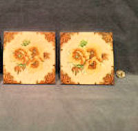 Floral Ceramic Tile T170