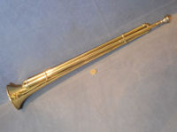 Folded Brass Coaching Horn