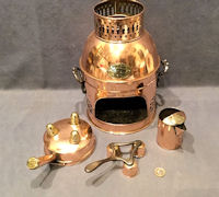 Foots Patent Copper Heater for Steam Baths