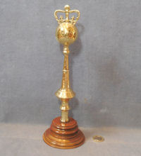 Friendly Society Brass Staff Finial