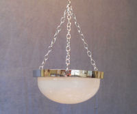 Frosted Glass Bowl Electric Light Fitting HL368
