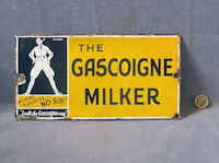 Gascoigne Milker Enamel Sign S392