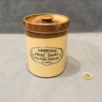 Harrods Stilton Cheese Jar and Lid SJ267