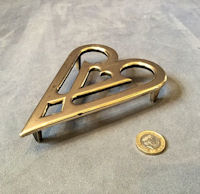 Heart Shaped Brass Iron Stand IS43
