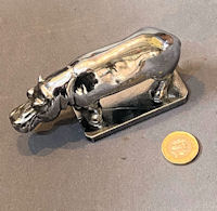 Hippo Chromed Car Mascot CM61
