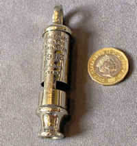 Hudson & Co 1913 Whistle W134