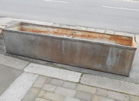 Huge 8ft Galvanised Water Trough