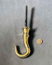 Huge Brass Chandelier Hook H47