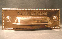 Huge Brass Letter Flap