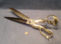 Huge Brass Tailors Shears