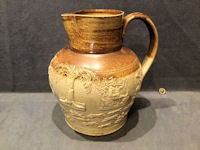 Huge Salt Glazed Harvest Jug