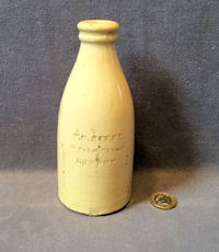Incised Stoneware Bottle BJ153 