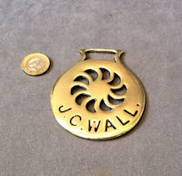 JC Wall Horse Brass