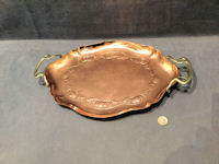 JS&S Copper and Brass Tray T142
