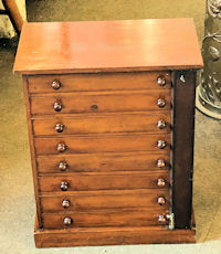 James Gardner 8 Drawer Collectors Cabinet CC8