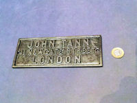 John Tanns Cast Iron Safe Plate SP175