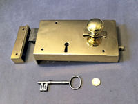 Large Brass Rim Lock RL785