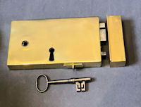 Large Brass Rim Lock RL875