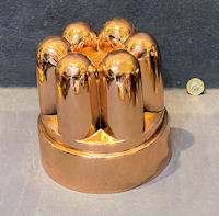 Large Copper Jelly Mould JM412