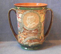 Large Doulton 1937 Coronation Loving Cup