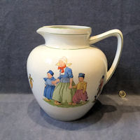 Large Dutch Scene Jug J177