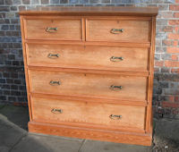 Large Maple & Co Ash Chest of Drawers
