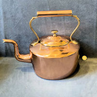 Large Oval Copper Kettle K188