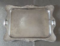Large Nickel Plated Tray T116