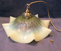 Large Vaseline Light Fitting