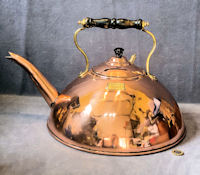 Large Whistling Copper Kettle K208